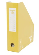 Kartónový zásobník na dokumenty A4 80 mm žltý