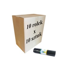 Vrecia na odpadky 240L, 100 kusov, výrazné čierne Vrecia na odpadky 240L, 100 kusov, výrazné čierne