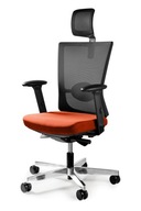 Ergonomická stolička FORTE, oranžové kreslo