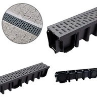 Lineárny odtokový žľab 1,5T Plast 1M V=148mm Lineárny odtokový žľab 1,5T Plast 1M V=148mm
