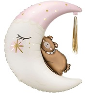 Fóliový BALLOON MOON medvedík ANIMALS ružový medvedík pre dievčatko Fóliový BALLOON MOON medvedík ANIMALS ružový medvedík pre dievčatko