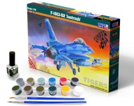 F-16 JASTRZĄB STAVEBNÝ MODEL + FARBY + LEPIDLO F-16 JASTRZĄB STAVEBNÝ MODEL + FARBY + LEPIDLO