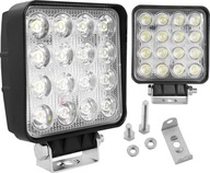 PRACOVNÁ LAMPA HALOGÉNOVÁ HĽADAČKA 12V 24V 16LED 48W PRACOVNÁ LAMPA HALOGÉNOVÁ HĽADAČKA 12V 24V 16LED 48W