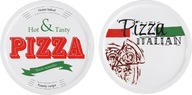 Porcelánový tanier na pizzu PIZZA, DVA VZORY, 30cm Porcelánový tanier na pizzu PIZZA, DVA VZORY, 30cm