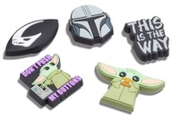 CROCS JIBBITZ CHARMS STAR WARS THE MANDALORIAN PINS 5 BALENIE CROCS JIBBITZ CHARMS STAR WARS THE MANDALORIAN PINS 5 BALENIE