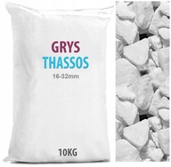 Biela dekoratívna záhradná drť Thassos 16-32 10KG Biela dekoratívna záhradná drť Thassos 16-32 10KG