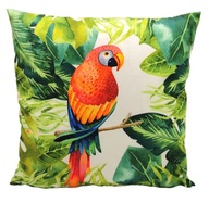 VELÚROVÁ obliečka na vankúš palmové listy 45x45 boho papagáj VELÚROVÁ obliečka na vankúš palmové listy 45x45 boho papagáj