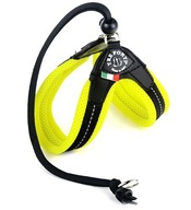 Postroj pre psa Jack Russell 38-48cm TRE PONTI priedušný SOFT žltý 2,5 Postroj pre psa Jack Russell 38-48cm TRE PONTI priedušný SOFT žltý 2,5