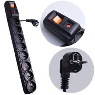 ACAR S8 POWER STRIP 3m ČIERNA ACAR S8 POWER STRIP 3m ČIERNA