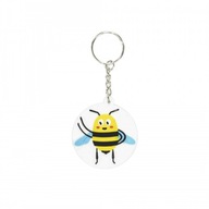 Prívesok na kľúče API076 biela včela