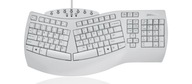 Perixx PERIBOARD-512 Classic Ergonomická drôtová klávesnica, biela