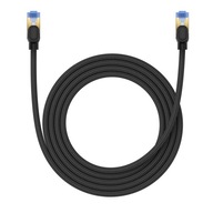 Baseus rýchly internetový kábel RJ45 cat.7 10Gbps 2m opletený čierny Baseus rýchly internetový kábel RJ45 cat.7 10Gbps 2m opletený čierny