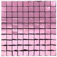 DEKORAČNÝ PANEL RUŽOVÝ flitr čierny podklad 30x30 cm fotostena DEKORAČNÝ PANEL RUŽOVÝ flitr čierny podklad 30x30 cm fotostena