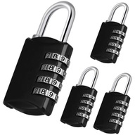 Kombinovaný visiaci zámok 4-číslicový-Gym-Locker-Locker - 4 PC