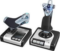 Joystick systému riadenia letu Logitech G Saitek X52