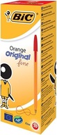 Bic Orange guľôčkové pero 0,8 mm červené x 20