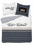 BAVLNENÉ POSTEĽNE 160x200 KING and QUEEN 3889A BAVLNENÉ POSTEĽNE 160x200 KING and QUEEN 3889A
