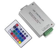 Ovládač ovládača RGB LED pásik 12V DC Alu diaľkové ovládanie