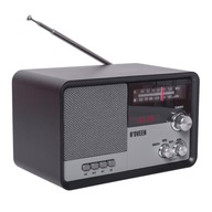 KLASICKÉ KUCHYNSKÉ RÁDIO RETRO BLUETOOTH AM/FM čierna batéria KLASICKÉ KUCHYNSKÉ RÁDIO RETRO BLUETOOTH AM/FM čierna batéria