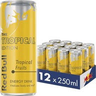 12 x 250 ml Red Bull TROPICAL Tropické ovocie ZGRZ