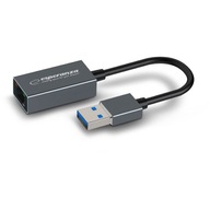 SIEŤOVÝ ADAPTÉR SIEŤOVÁ KARTA GIGABIT USB 3.0 RJ45 USB ADAPTÉR