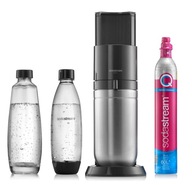 SodaStream DUO saturátor vody ČIERNA + fľaše