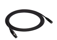 Červený XLR F - mini XLR M kábel mikrofónu 1m Červený XLR F - mini XLR M kábel mikrofónu 1m