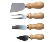 Nože CHEESE SET 4 prvky s drevenou rukoväťou