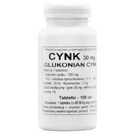 Organické tablety zinku 100 ks/30 mg podkovy Organické tablety zinku 100 ks/30 mg podkovy