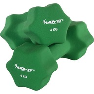 SET 2x NEOPRÉNOVÉ ČUPY 4KG FITNESS AEROBIC SET 2x NEOPRÉNOVÉ ČUPY 4KG FITNESS AEROBIC