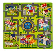 Podložka "City Map" s 9 puzzle EVA penou Podložka "City Map" s 9 puzzle EVA penou
