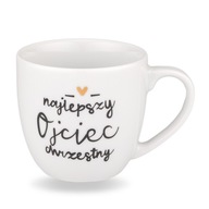 Hrnček pre krstného otca 300 ml - zlaté srdce, dokonalý dar krstu Hrnček pre krstného otca 300 ml - zlaté srdce, dokonalý dar krstu