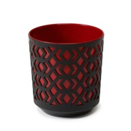 AZTEK 30 h32 kvetináč k-Black + w-Red AZTEK 30 h32 kvetináč k-Black + w-Red