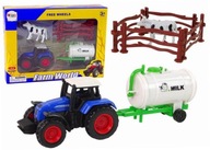 Set farma + traktor + krava Set farma + traktor + krava