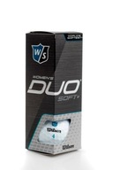 Wilson Duo Soft Dámska golfová loptička 3 ks biela