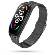 Oceľový remienok pre Xiaomi Mi Band 7 Black Oceľový remienok pre Xiaomi Mi Band 7 Black