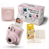 Puzdro na fotoaparát Instax Mini 12 s ružovým rámom