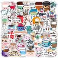 COFFEE COFFEE KAWUSIA NÁLEPKY MIX NÁLEPKY 50 ks COFFEE COFFEE KAWUSIA NÁLEPKY MIX NÁLEPKY 50 ks
