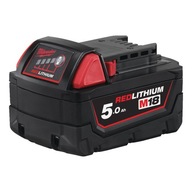 BATÉRIA MILWAUKEE M18 B5 LI-ION 18V 5,0AH