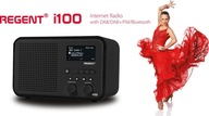 Internetové rádio Ferguson Regent i100 s DAB/DAB+/FM/Bluetooth. Stereo basy