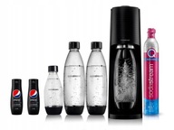 SATURATOR SODASTREAM TERRA + 3 FĽAŠE + 2 SIRUPY SATURATOR SODASTREAM TERRA + 3 FĽAŠE + 2 SIRUPY