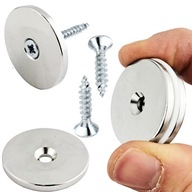 SILNÝ NEODYMOVÝ MAGNET 30x3 mm S OTVOROM NA SKRUTKU 7,5/4,5 - 2 ks + SKRUTKY SILNÝ NEODYMOVÝ MAGNET 30x3 mm S OTVOROM NA SKRUTKU 7,5/4,5 - 2 ks + SKRUTKY