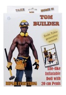 Čierna nafukovacia bábika Tom Builder Čierna nafukovacia bábika Tom Builder