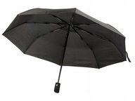 Automatický skladací dáždnik čierny unisex dáždnik