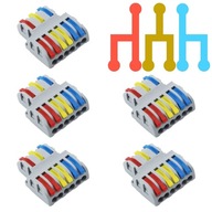 RÝCHLY KÁBELOVÝ KONEKTOR DISCOVERY KONEKTOR 3x na 2P - PRE LED LAMPY RÝCHLY KÁBELOVÝ KONEKTOR DISCOVERY KONEKTOR 3x na 2P - PRE LED LAMPY