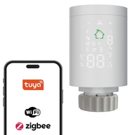 TERMOSTATICKÁ HLAVA GTZ04 MOES TERMOSTAT RADIÁTORA ZIGBEE TUYA