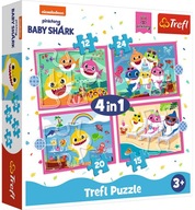 KOCKY PUZZLE 4V1 DIEŤA SHARK SHARK RODINA 71 KUSOV. KOCKY PUZZLE 4V1 DIEŤA SHARK SHARK RODINA 71 KUSOV.