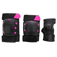 Chrániče Raven Dexard Black/Pink L Chrániče Raven Dexard Black/Pink L