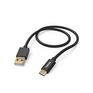 HAMA FABRIC NABÍJANIE/DÁTA USB 2.0 A-C 1,5 m NYLON ČIERNA HAMA FABRIC NABÍJANIE/DÁTA USB 2.0 A-C 1,5 m NYLON ČIERNA