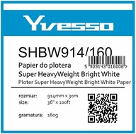 Papier Yvesso Heavyweight Brightwhite 914X30m 160g